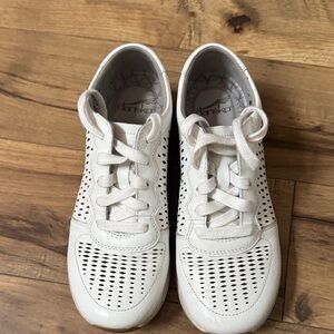 Dansko White Perforated Women's Sneakers
